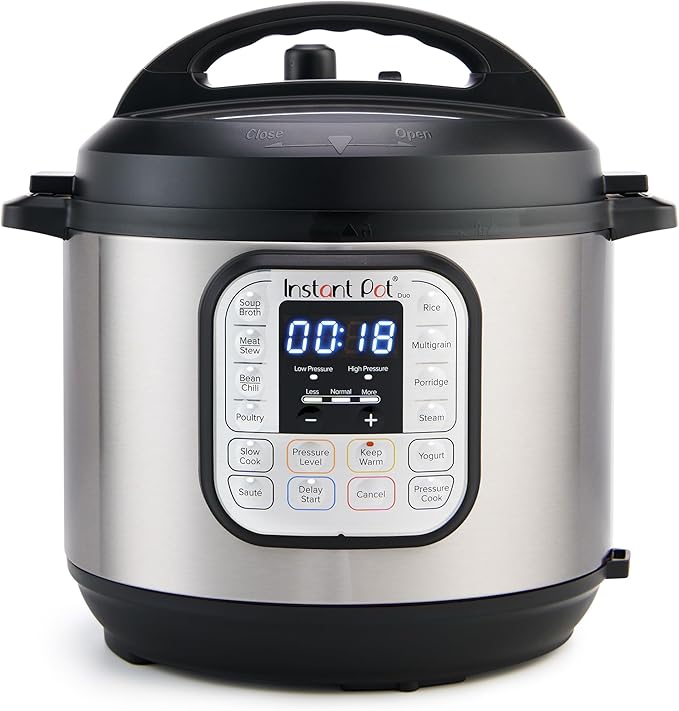 Instant Pot Duo 7-in-1 Electric Pressure Cooker,